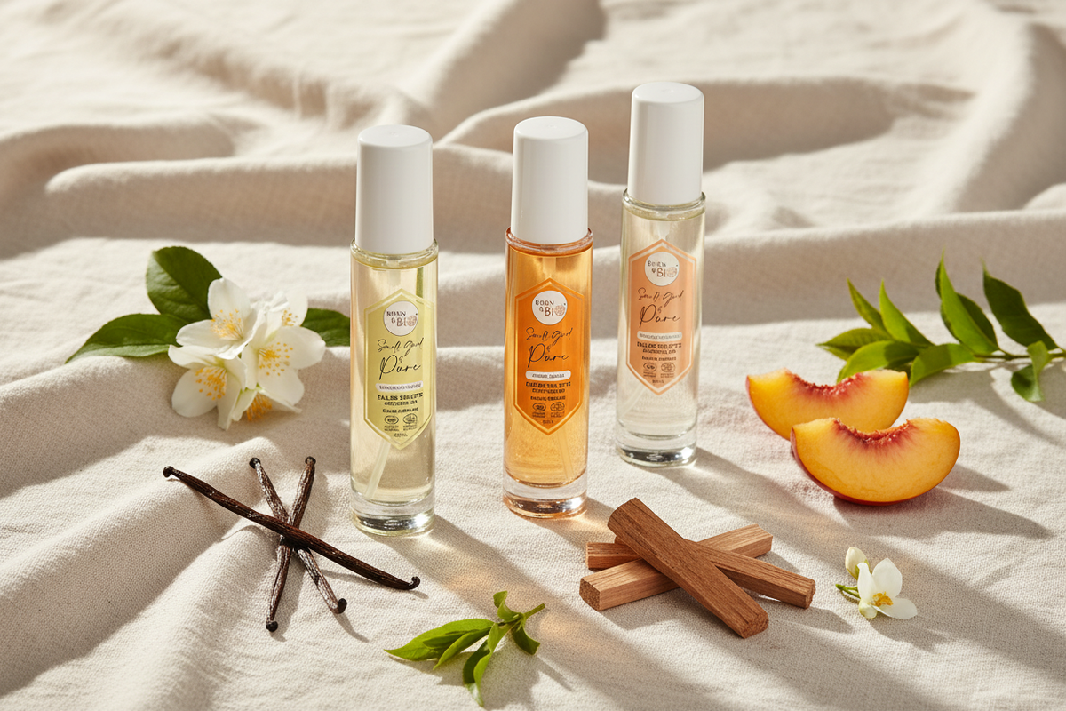 Photo d'ambiance eaux de toilette bio
